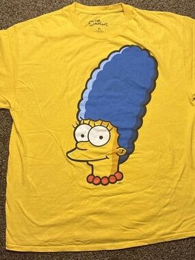 The Simpsons Marge Graphic Tee - Yellow